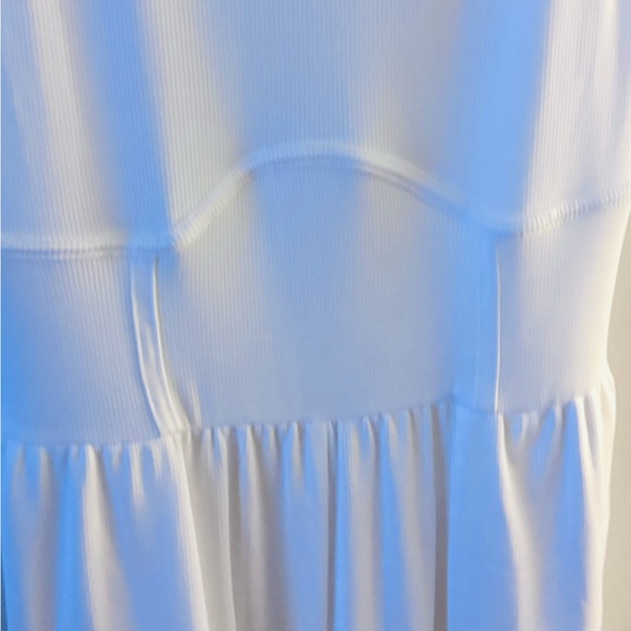 Sleeveless White Women’s Wide Leg Casual Jumpsuit - Picture 7 of 12